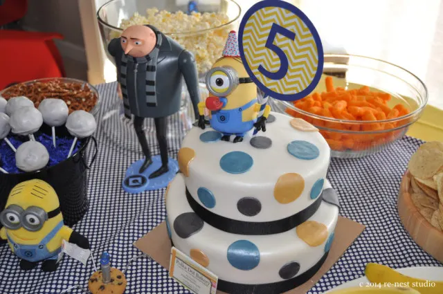 Minion Birthday Party Cake - Project Nursery