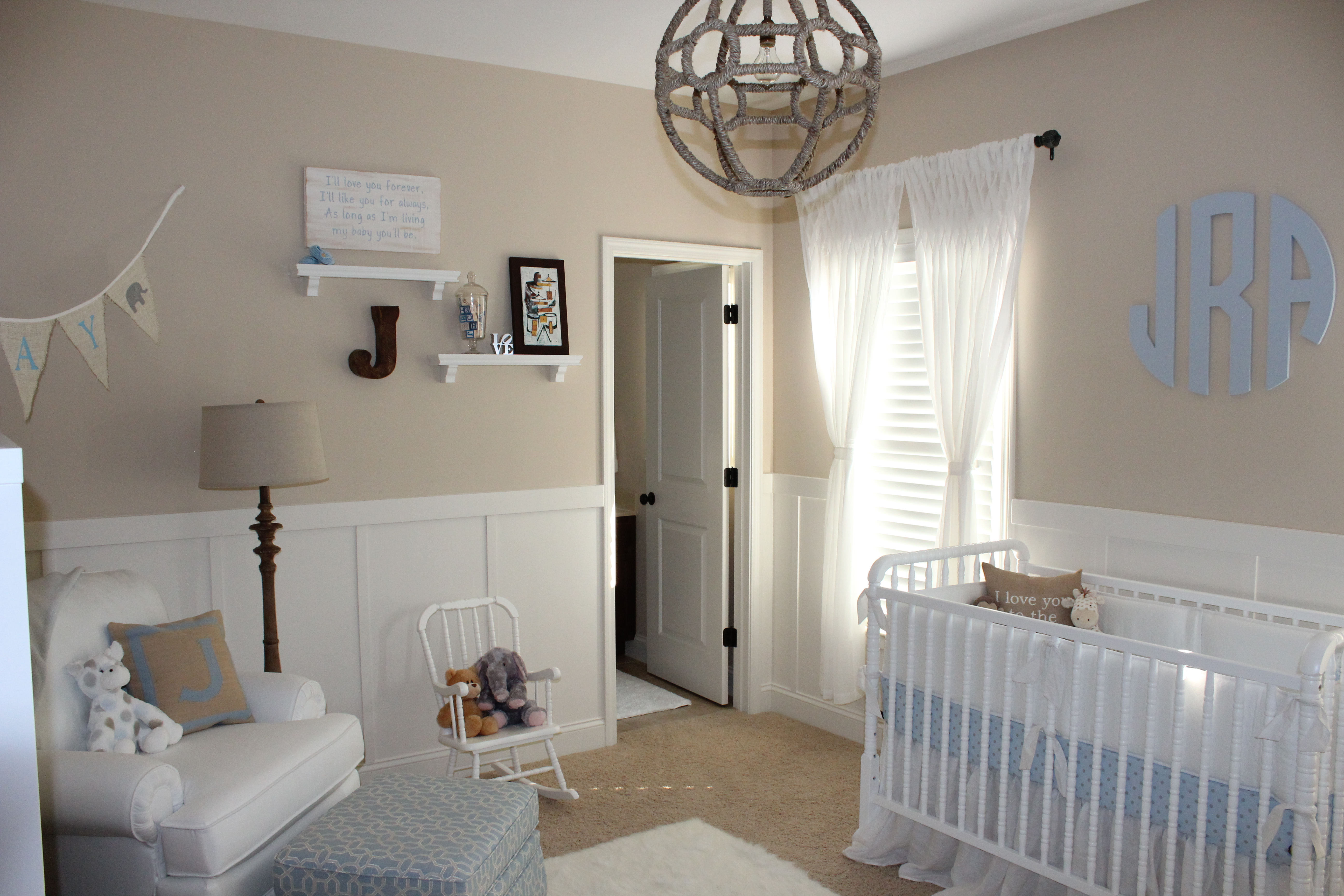 Beige and White Neutral Nursery