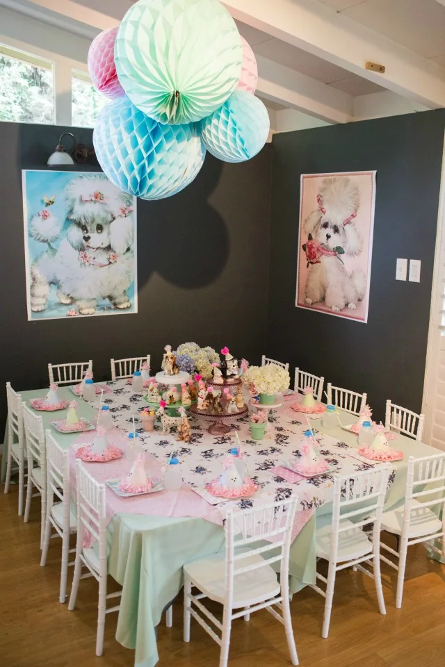 Celebrity Party Reveal: Vintage Puppy Birthday Party - Project Nursery