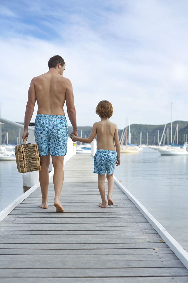 Father & Son Matching Swim Shorts