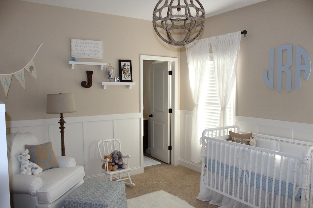 Beige, White and Blue Nursery - Project Nursery