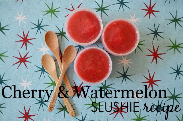 Cherry and Watermelon Slushie Recipe