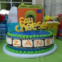 Photo-Inspired Birthday Party Cake - Project Nursery