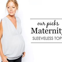 Sleeveless Maternity Tops