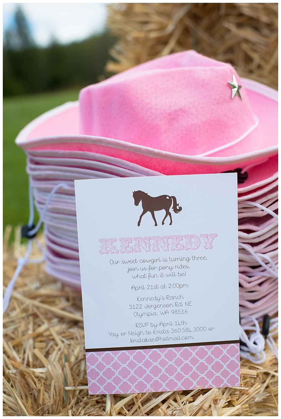 Pony Birthday Party Invitations