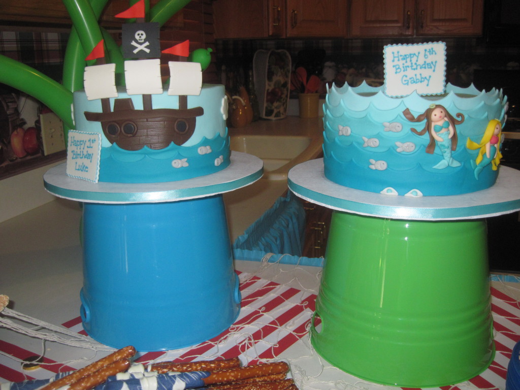 Pirate and Mermaid Birthday Party for Under the Sea Party