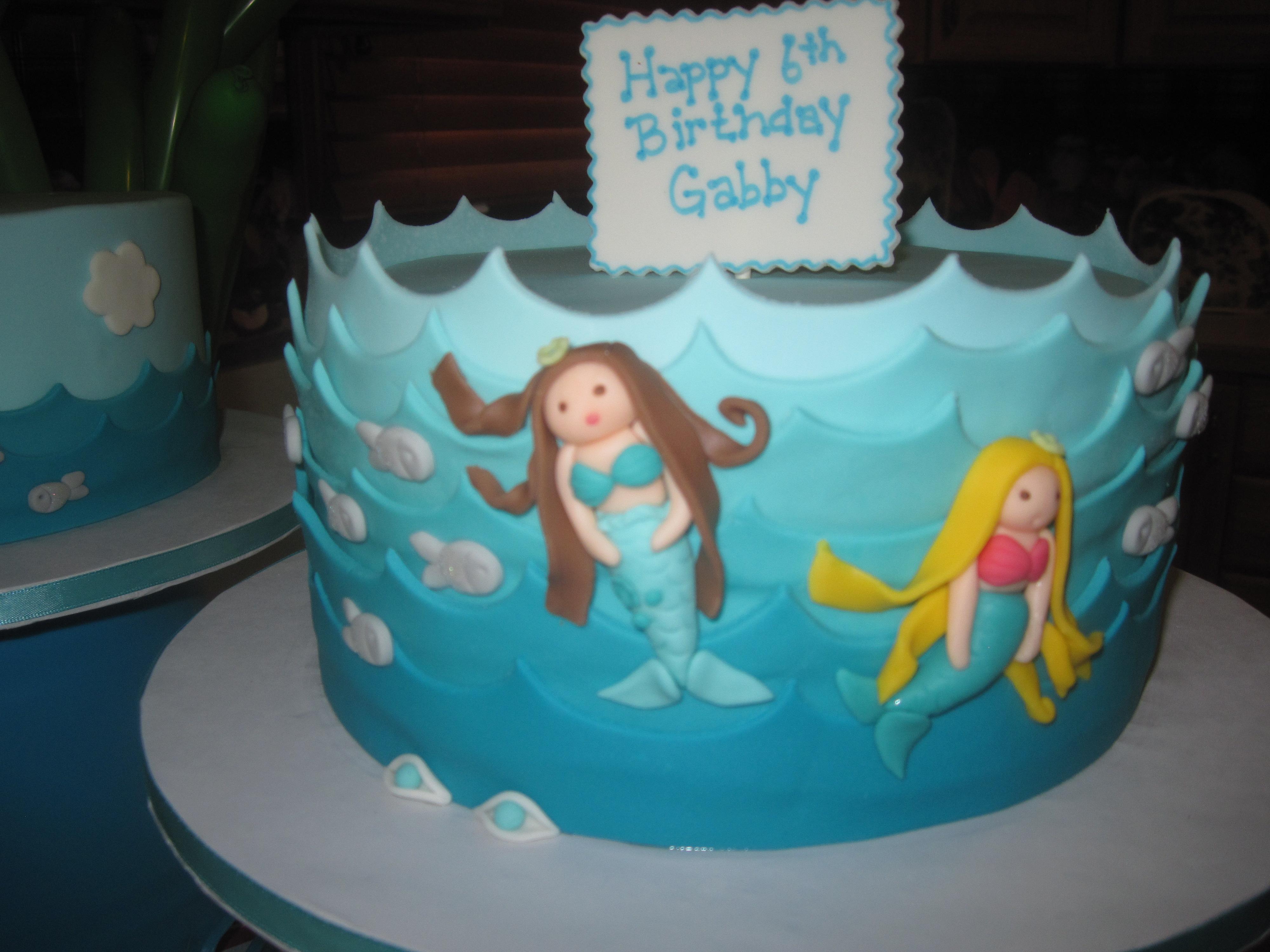 Mermaid Birthday Party Cake