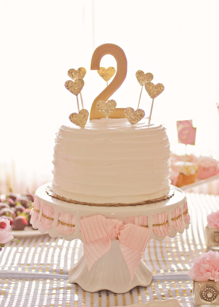 Bridget's Pink and Gold 2nd Birthday Party - Project Nursery