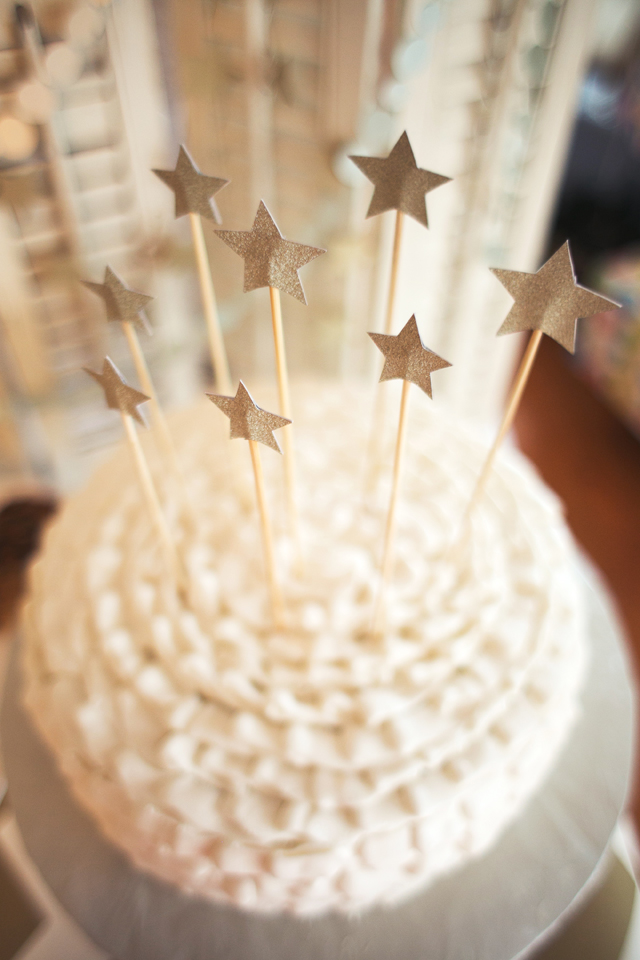 Birthday Cake Decorated with Stars - Project Nursery