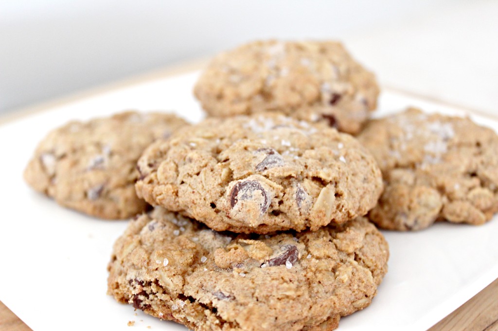 Chewy Chocolate Chip Cookies with Sea Salt