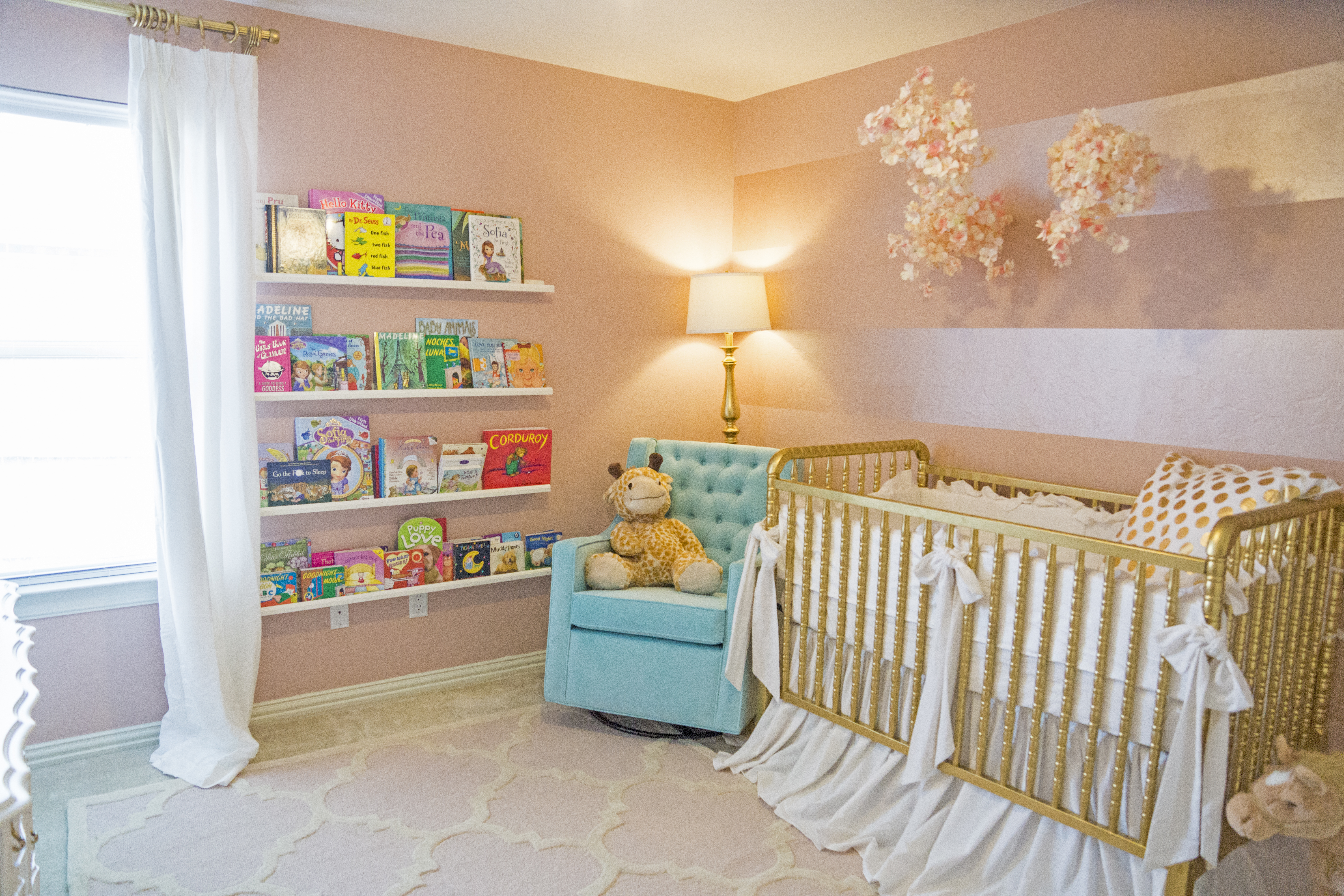 Pink and Gold Nursery