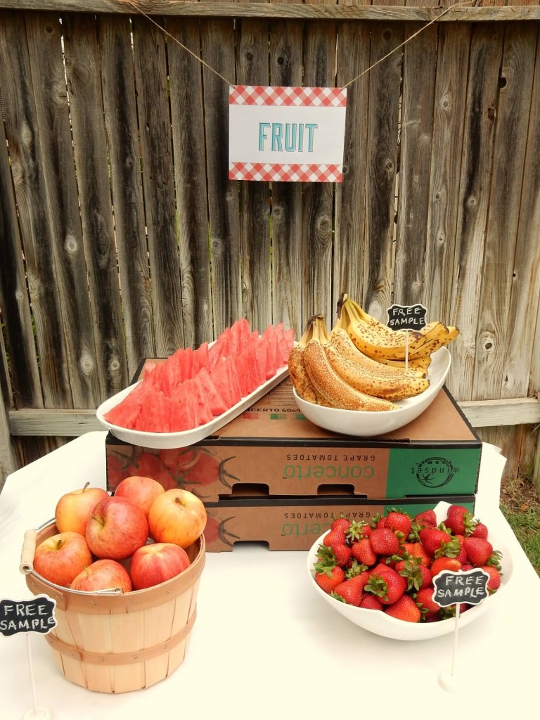 Farmers Market Fruit Birthday Party Food Station
