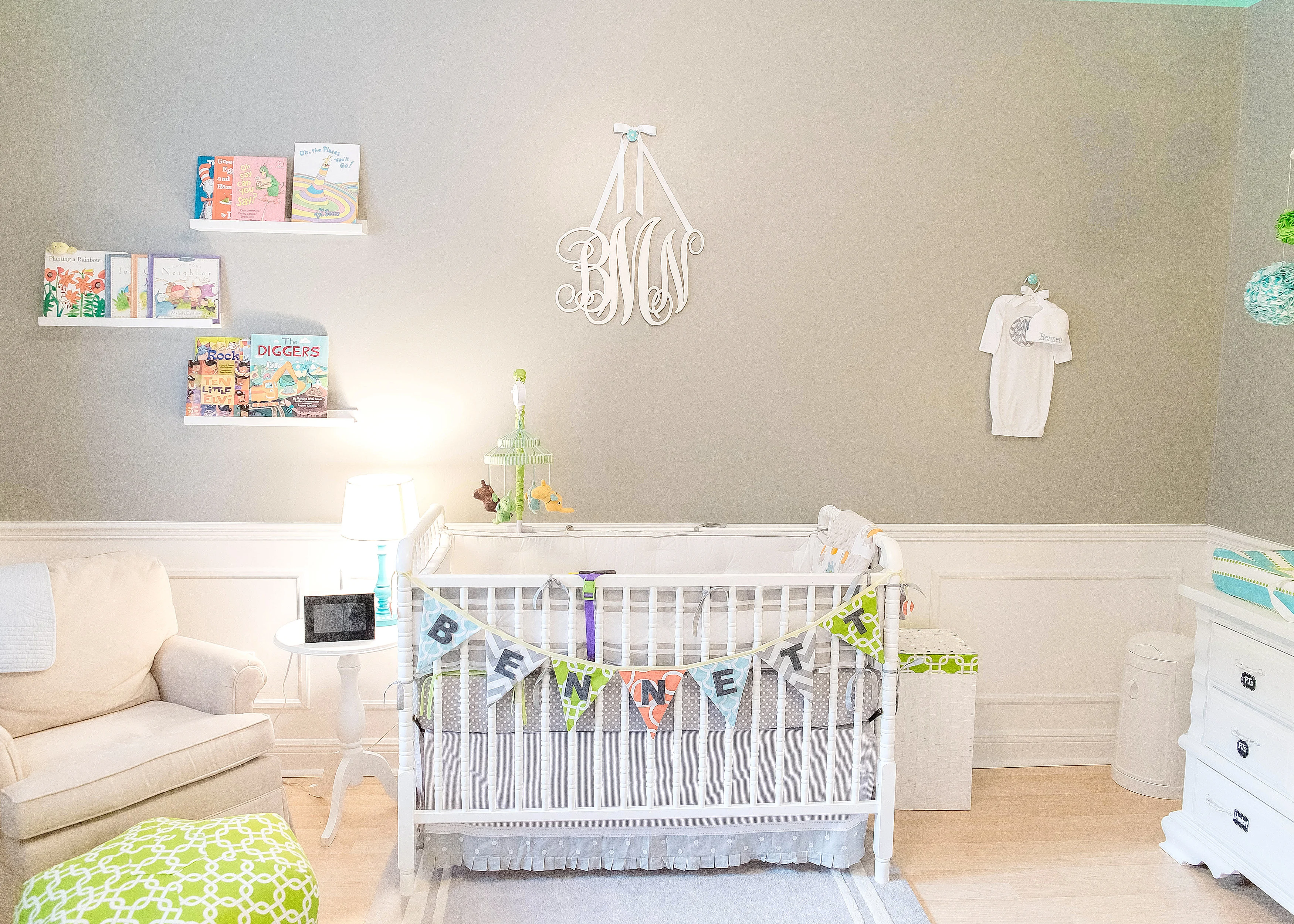 Gray and White Nursery