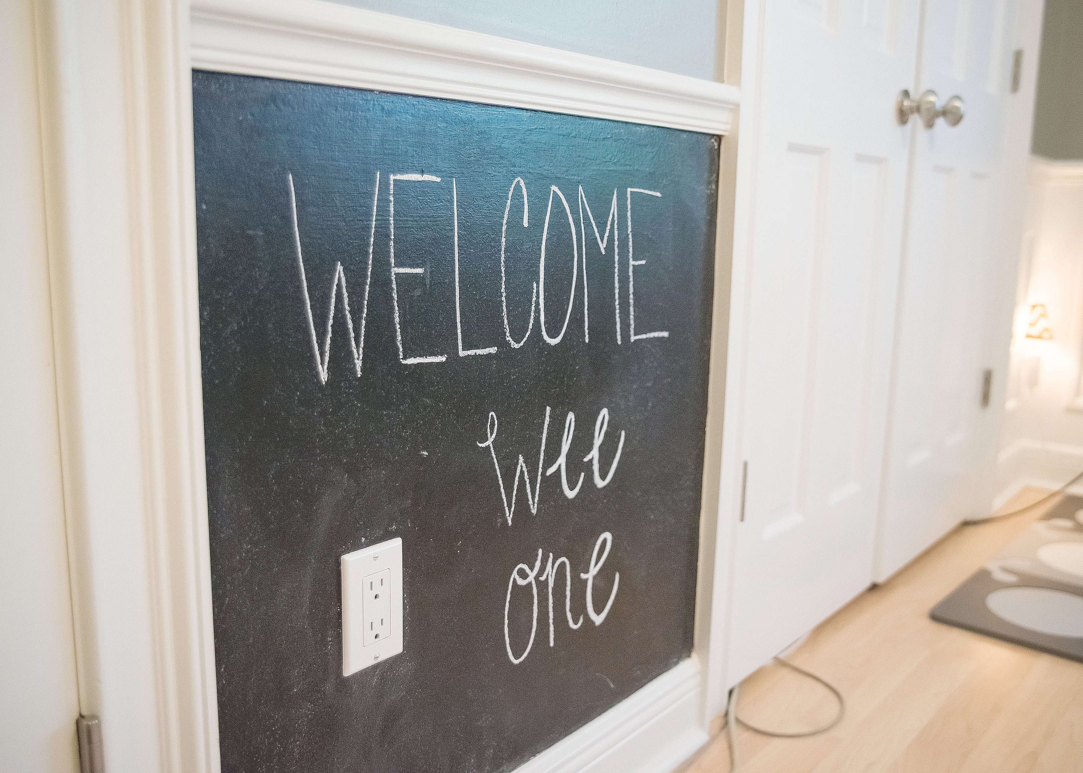 Chalkboard Wall in the Nursery