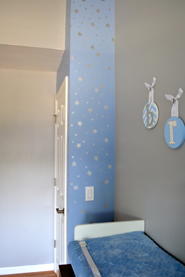 Nursery with Hand-Painted Star Detail