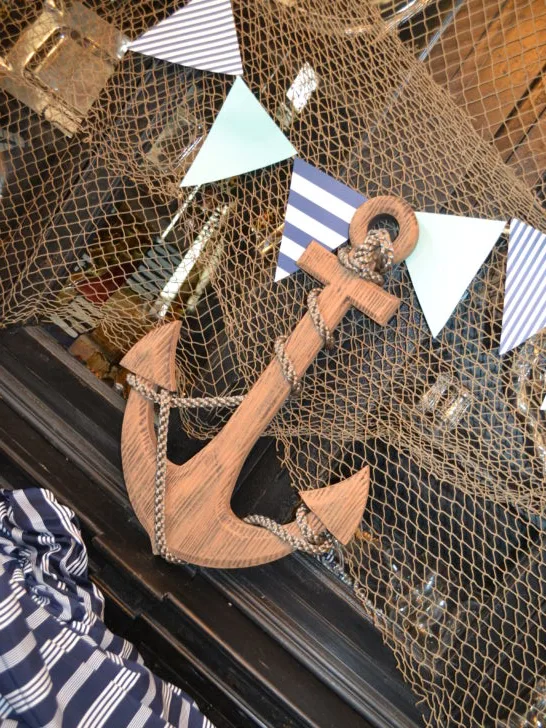 Nautical Decor for this Nautical Baby Shower
