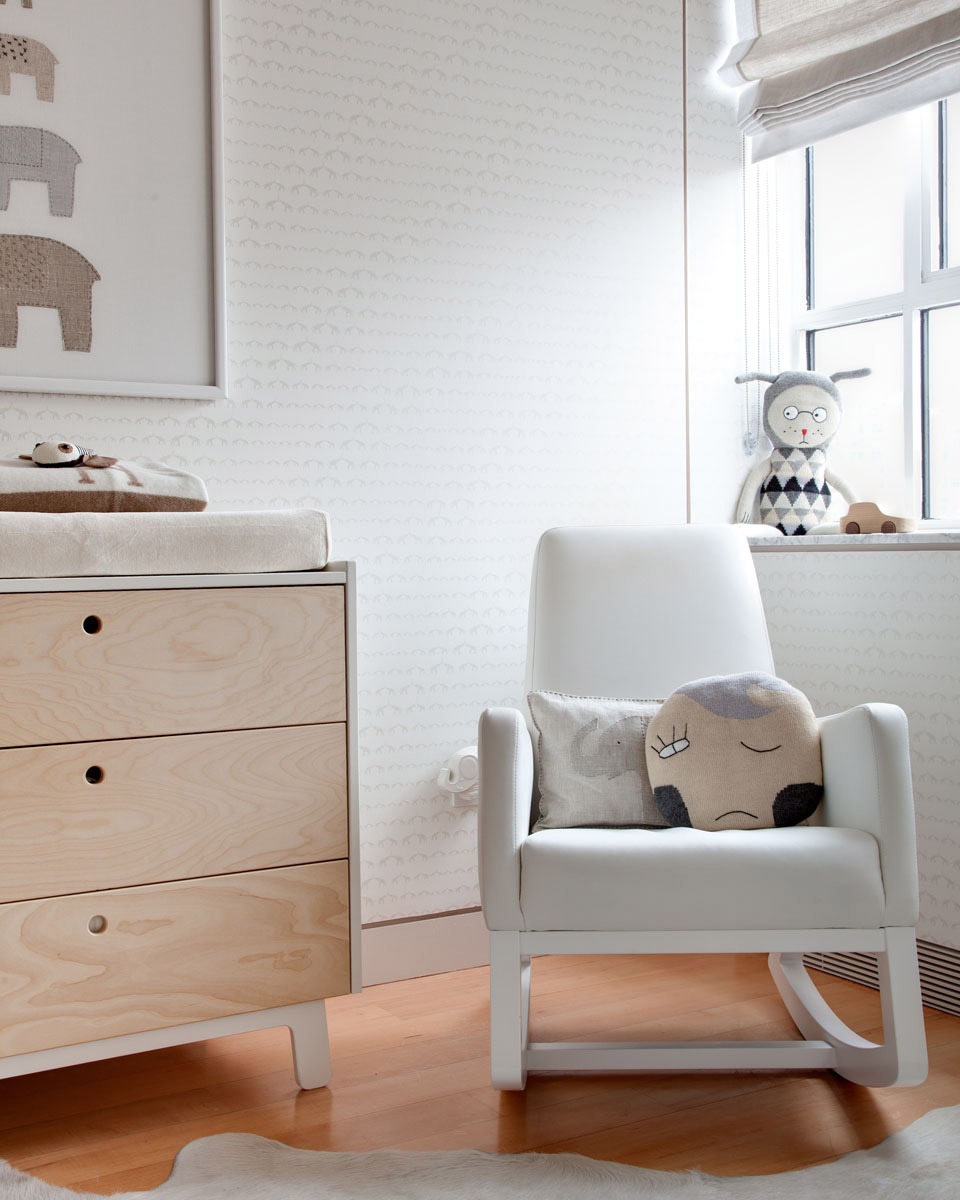 Monte Rocker in this Modern Neutral Nursery