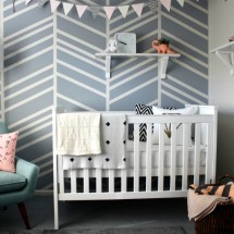 nursery accent wall