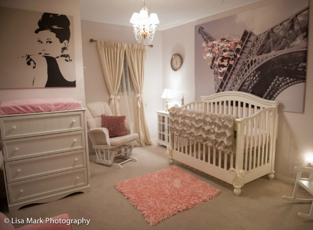 Vintage Pink and Gold Paris-Themed Nursery - Project Nursery