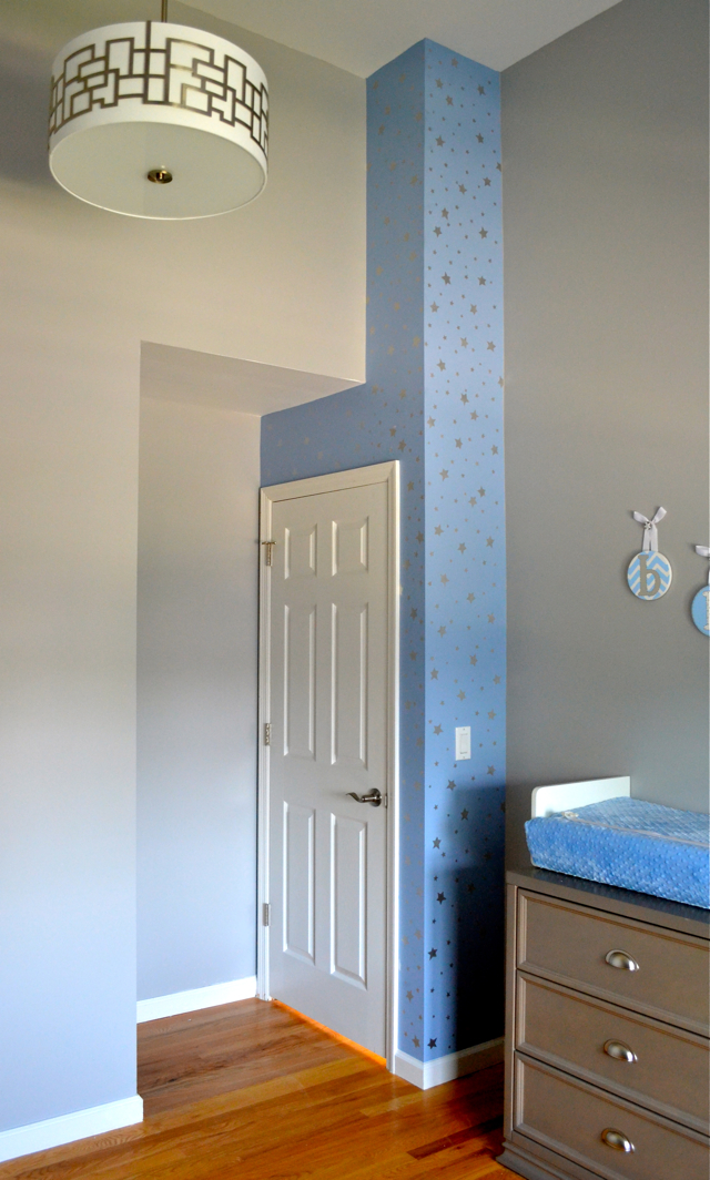 Nursery with Hand-Painted Star Detail