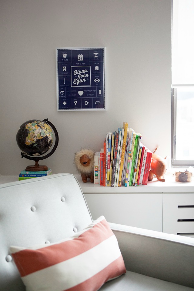 Personalized Nursery Art and Reading Chair