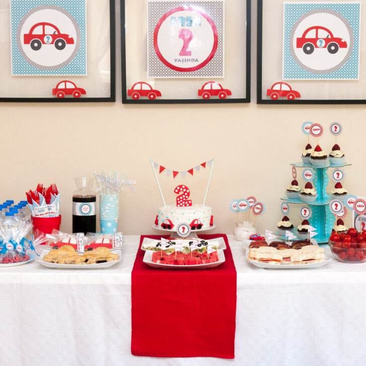 Cars Themed Birthday Party