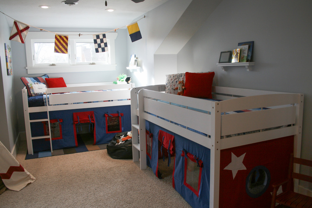 red kids room