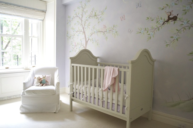 Classic Lavender Chinoiserie Nursery 