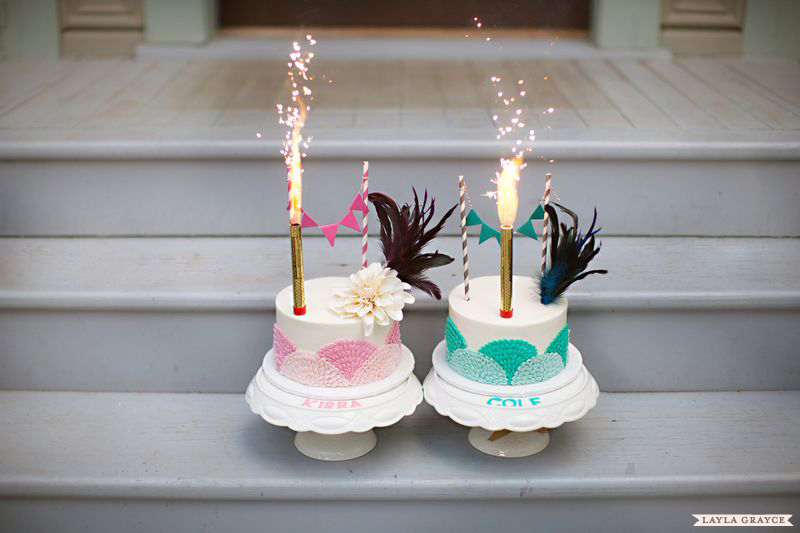 Roaring 1920s Birthday Cakes with Sparklers - Project Nursery