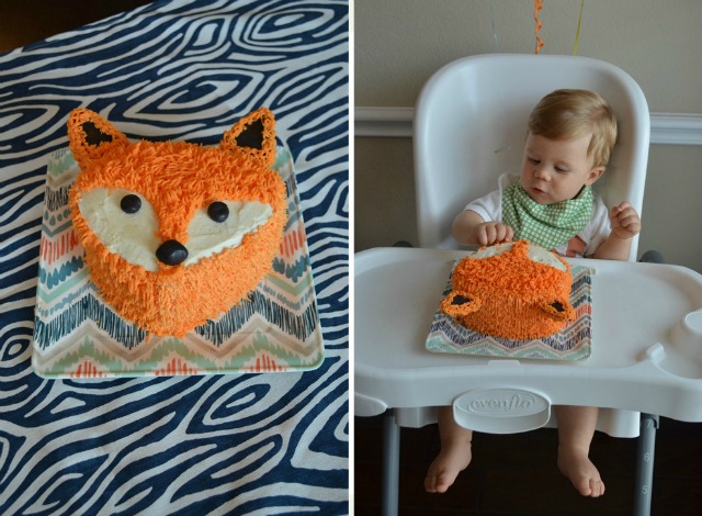 Fox Birthday Cake - Project Nursery