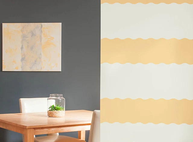 Shape Tape Accent Wall