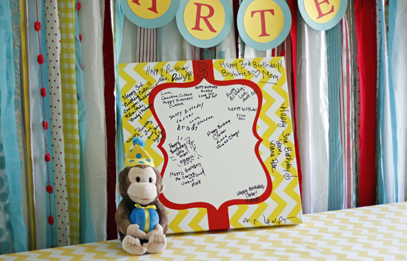 Birthday Party Guest Book
