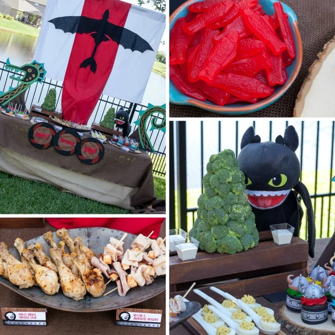 How to Train Your Dragon Birthday Party Treats