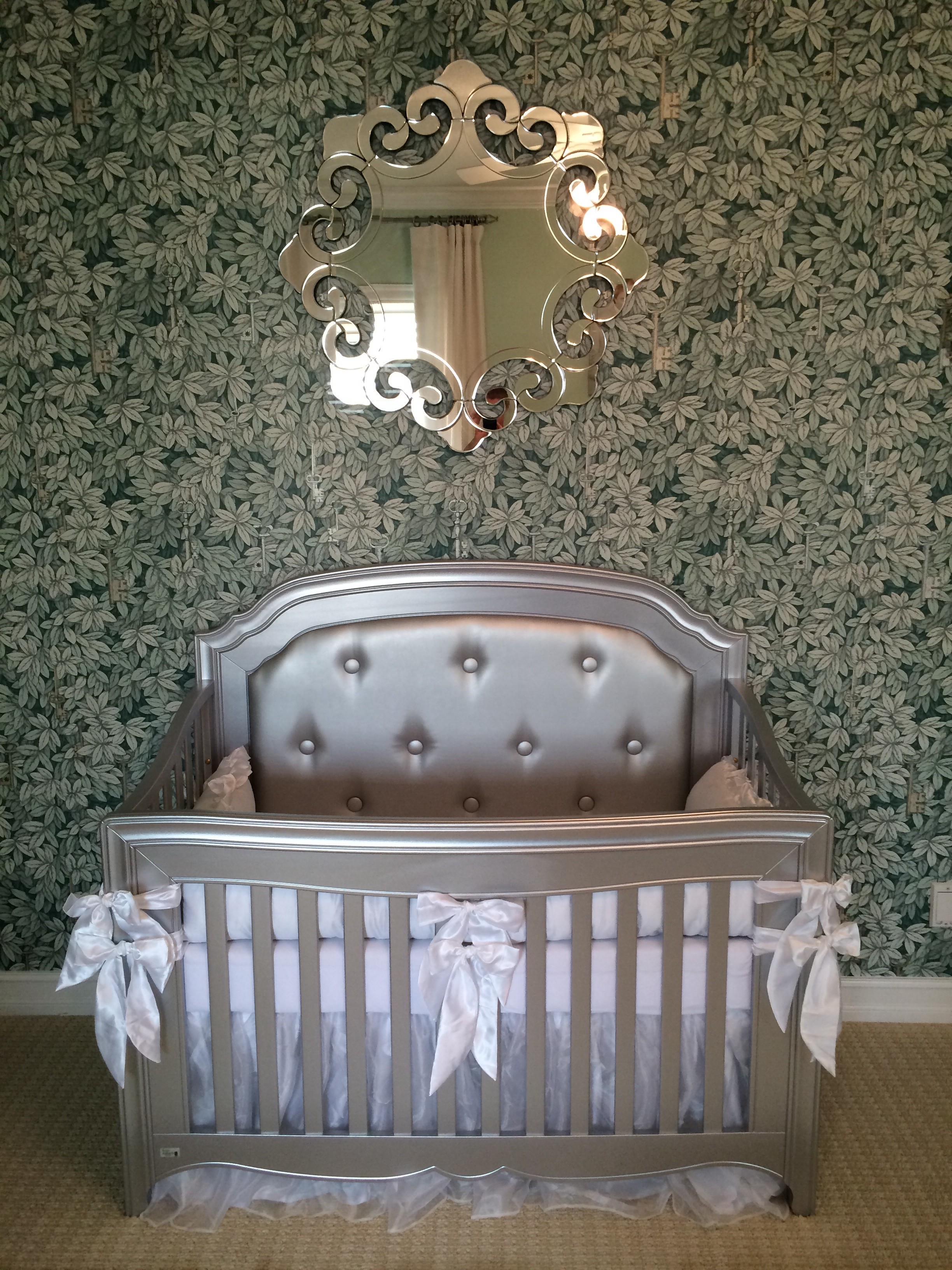 Silver Crib from the Alexa Collection by Nazart