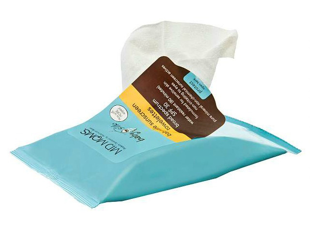 Baby Silk Babysafe Sunscreen Towelettes from MD Moms