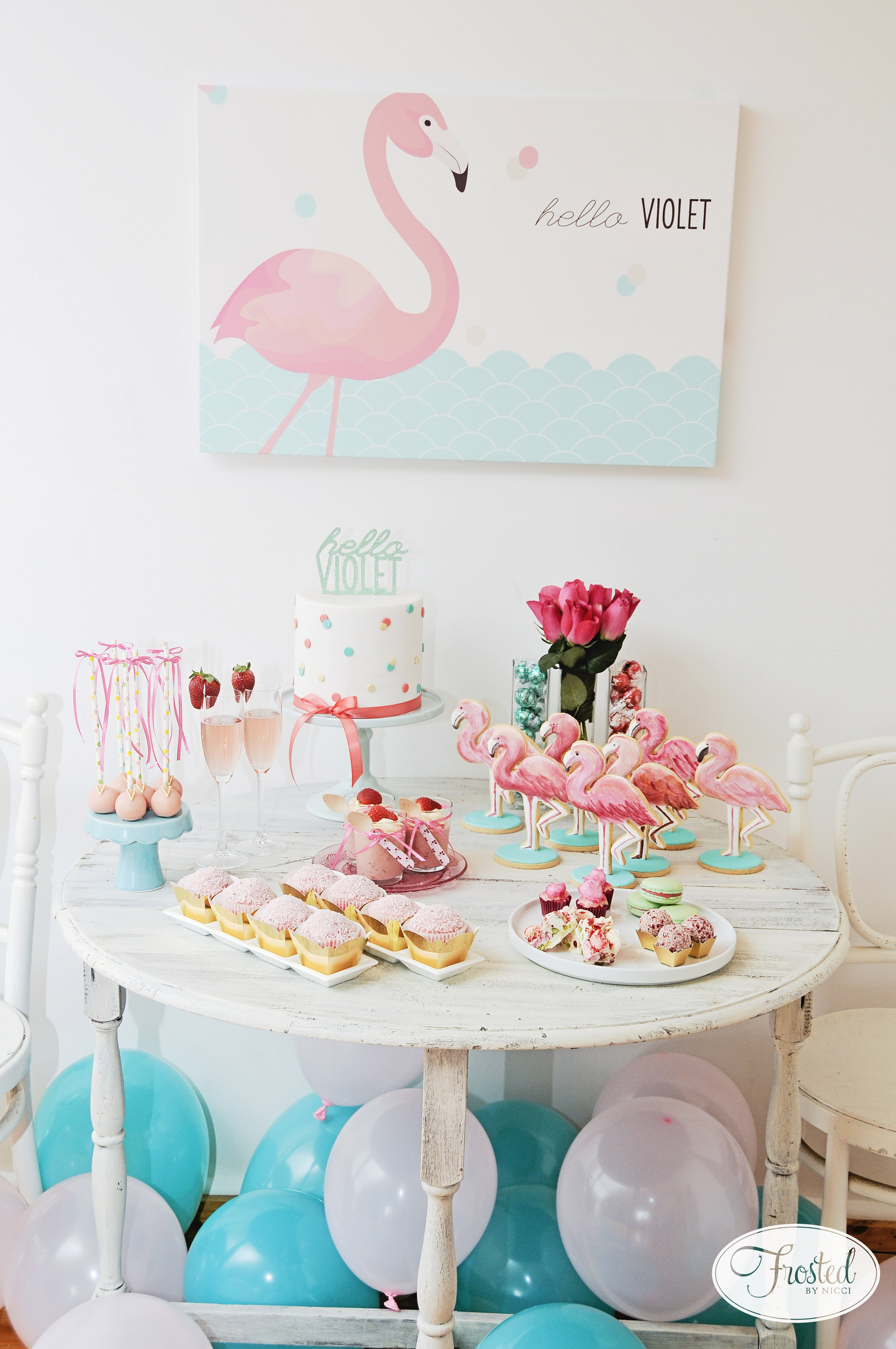 Flamingo baby clearance shower ideas