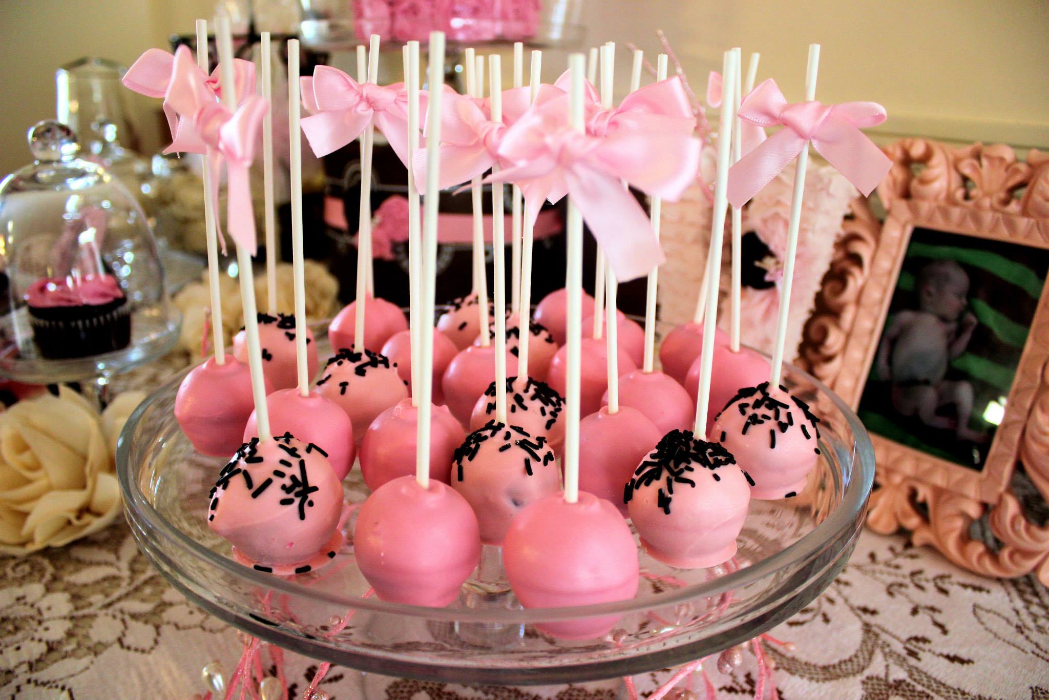 Pink Chocolate Cake Pops