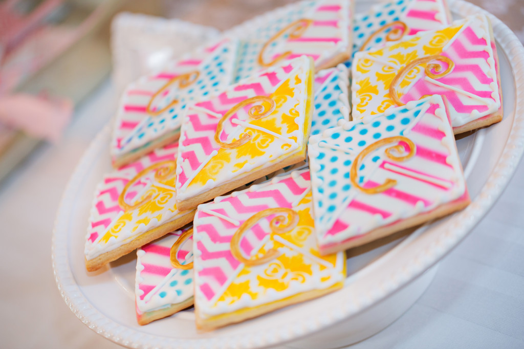 Kite Shaped Sugar Cookies for this Kite Themed Birthday Party