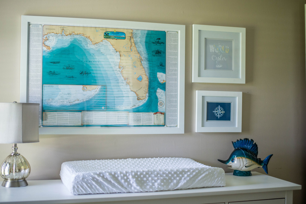 Navy Blue and Lime Nautical Nursery - Project Nursery