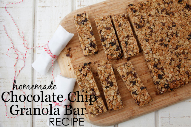 Chocolate Chip Granola Bar Recipe