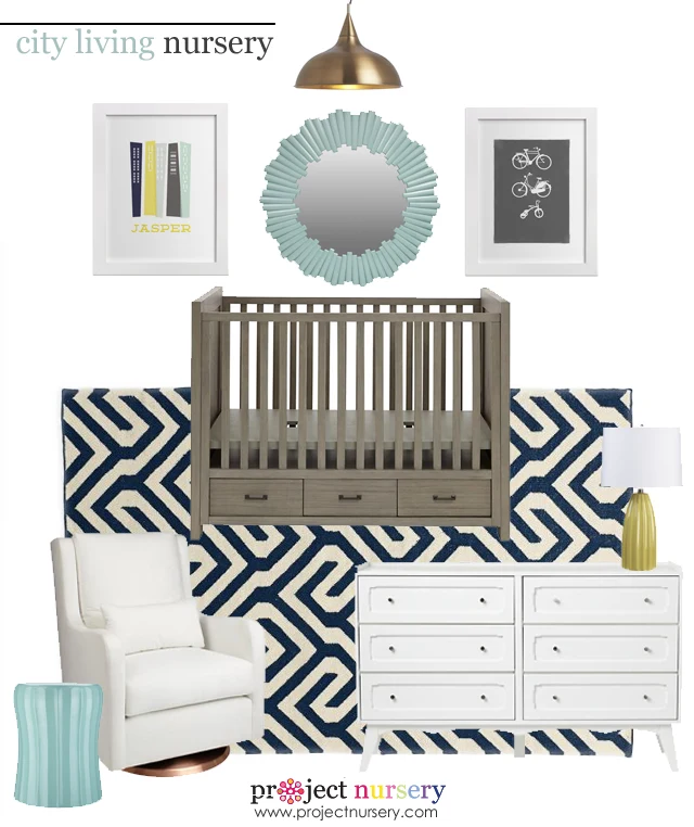 City Living Nursery Design Board - Project Nursery