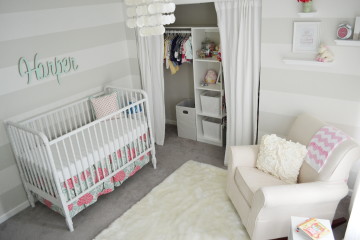 Mint, Pink and Coral Nursery