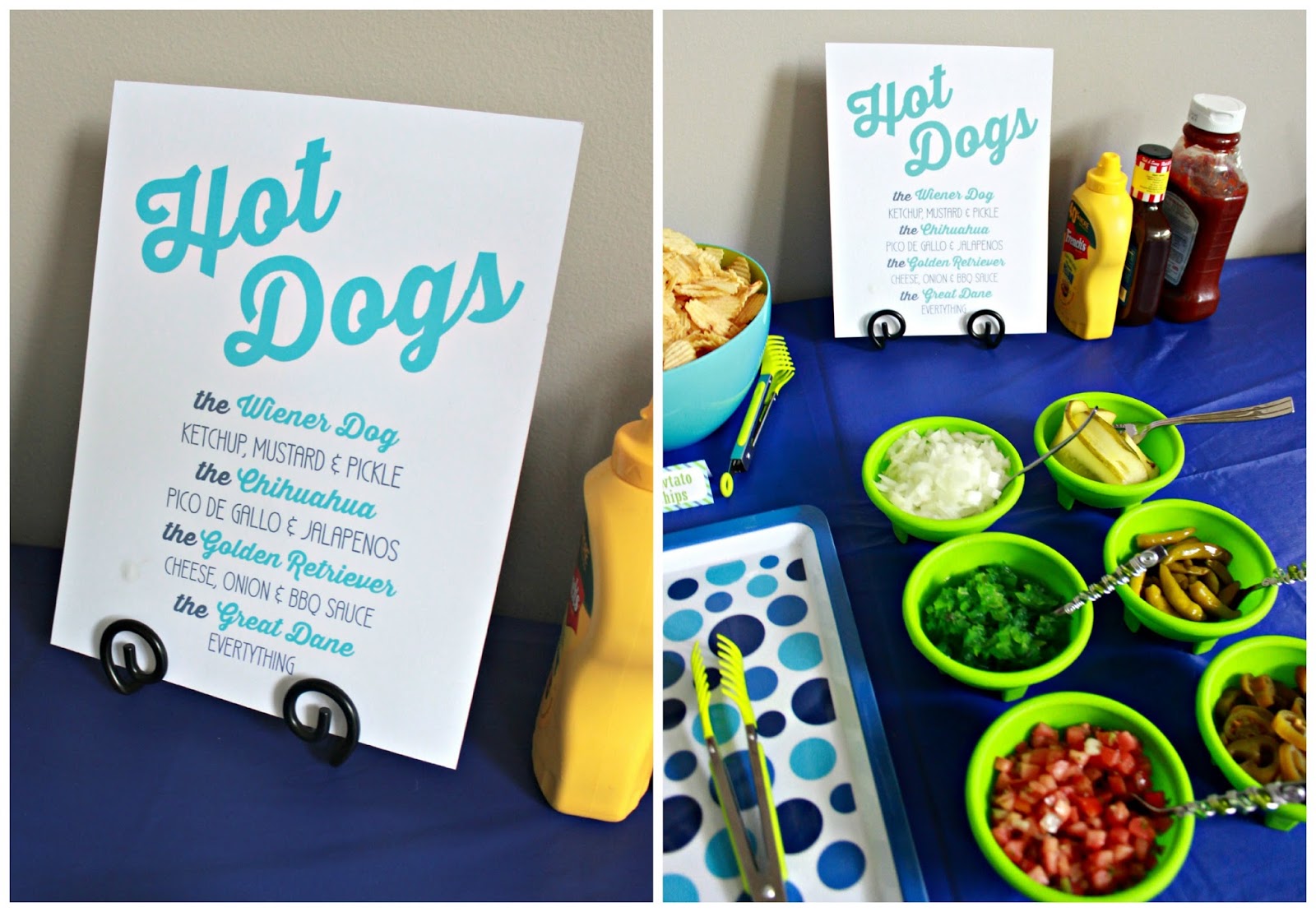 Hot Dog Bar Party