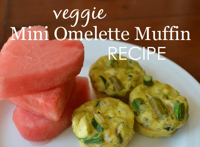 Veggie Mini Omelette Muffin Recipe