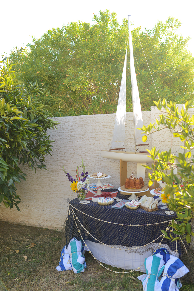 Nautical Regatta Dessert Table Display