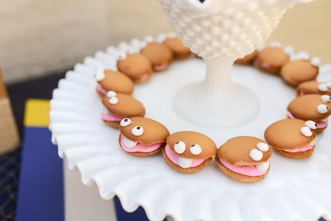 Nautical Oyster Cookies with Pearls