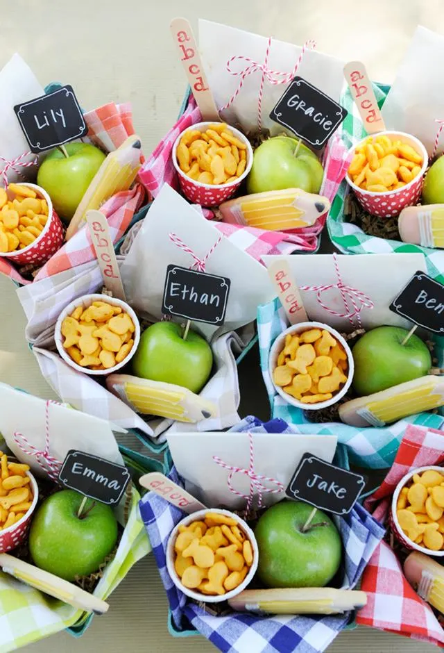 Back-to-School Picnic Lunch Basket