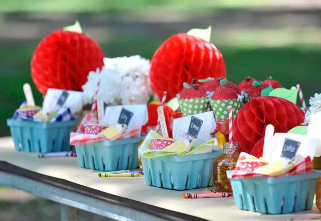 Back-to-School Picnic Lunch Basket