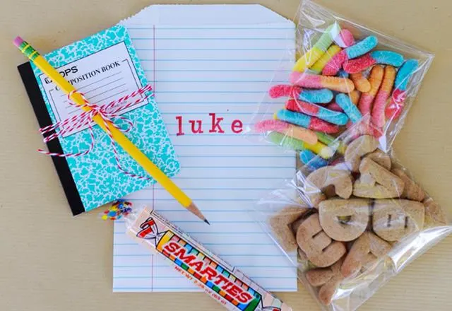 Back-to-School Picnic Favors