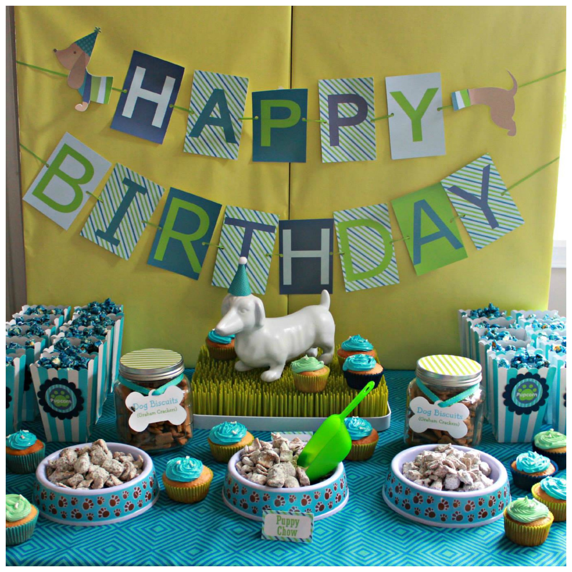 Hot Dog Puppy 1st Birthday Party Project Nursery